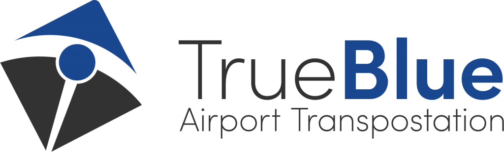 True Blue Airport Transportation Logo